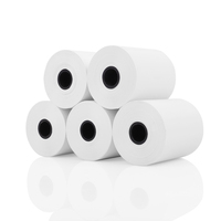 Papel Térmico de 80x80 mm, Rollo Reciclable de Núcleo Pequeño 80*80 con Buen Desarrollo de Color, Uso Agrícola, Pulpa Química