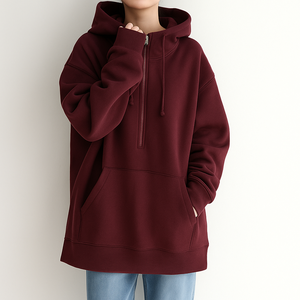 Esclusiva <span class=keywords><strong>felpa</strong></span> da <span class=keywords><strong>donna</strong></span> con <span class=keywords><strong>cappuccio</strong></span> e <span class=keywords><strong>cappuccio</strong></span> elegante stile Streetwear con Logo frontale in tessuto di spugna con <span class=keywords><strong>cappuccio</strong></span> per l'inverno - Product Image 2