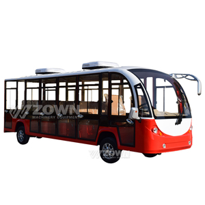 รถบัสไฟฟ้าสำหรับนักท่องเที่ยว 8-17 ที่นั่ง จัดจำหน่ายโดยตรงจากโรงงาน ปลอดมลพิษ สีสั่งทำได้ สำหรับรีสอร์ทและสวนสนุก - Product Image 6