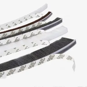 Weather Stripping Door Window Seal Strip Synthetic Fiber Weather Stripping Brush for Sliding Windows Doors Frame Side