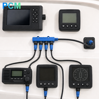 Câble M12 Micro-Change 5 broches 4 ports MPIS Box 1 mâle vers 4 femelles pour NMEA2000 N2K CAN Bus CANopen DeviceNet Capteur Actionneur