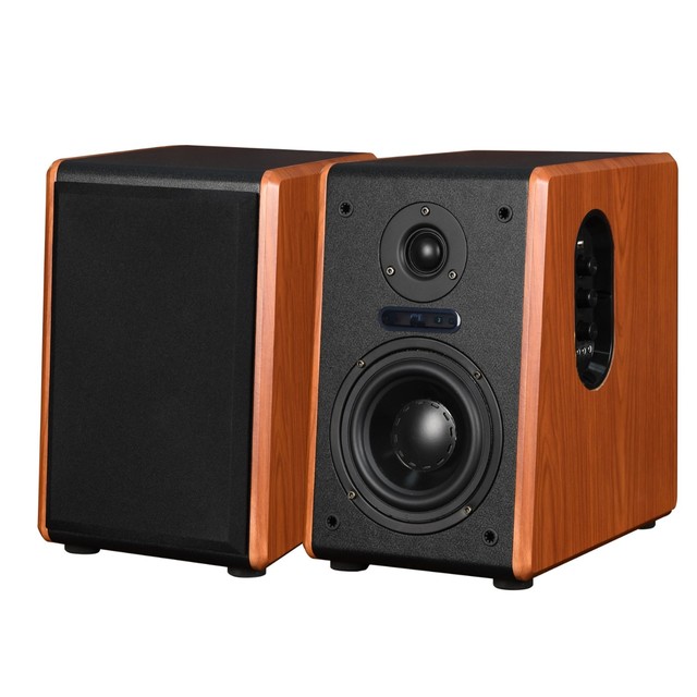 Computer Speakers 2.0 Wooden Speaker Hifi Surround Sound Passive Loudspeaker Passive Bookshelf Speakers Hifi for Home