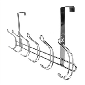 Organizer per la casa sopra il gancio della porta 12 gancio di arresto della porta in metallo decorativo sopra la porta gancio appendiabiti per appendiabiti - Product Image 2