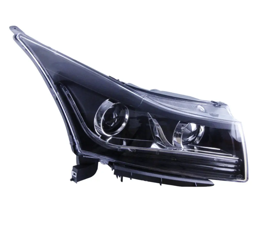 HGD araba far Fit için Chevrolet Cruze 2009-2013 Led kafa lambası melek göz mercek Drl dönüş sinyali