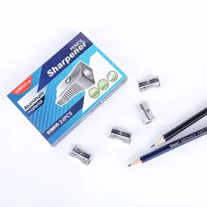 Weibo Hot Sale Mini Bleistift spitzer Einloch Metall Bleistift schärf werkzeug stationär für Studenten und Kinder