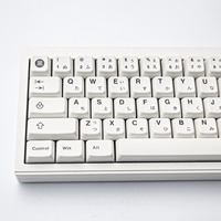 Keyboard Jepang ODM/OEM 65% Layout, Kabel, RGB Backlit, Hot Swap, Kustomisasi Bahasa, Keyboard Switch Magnetik dengan Knob