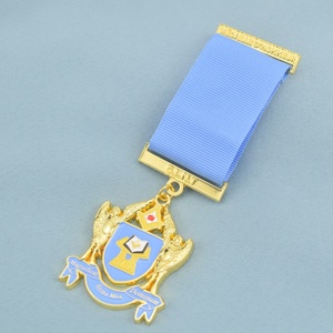 Médailles personnalisées 3D sur mesure Togo, médailles d'honneur religieuses, épingles maçonniques pour <span class=keywords><strong>Magnificat</strong></span> Anima Mea Dominum - Product Image 2