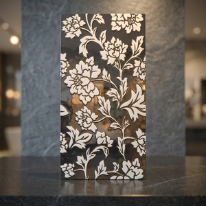 Bon prix, meilleure qualité, mosaïque de cristal irisée décorative de 9 mm, carreaux de céramique de luxe, aspect céramique, carreaux muraux pour salle de bain, extérieur - Product Image 6