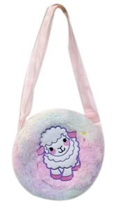 Children Cute Cartoon Little Girls Kids Toddler Cute Plush <strong>Handbags</strong> <strong>Fake</strong> Fur Kids Purses - Product Image 2