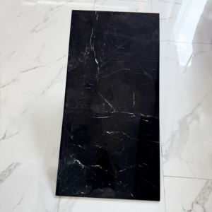 Piastrella Moderna in Gres Porcellanato Nero con Sabbia Dorata 600x1200mm per Parete e Pavimento di <span class=keywords><strong>Cucina</strong></span>, Bagno e Doccia - Product Image 6
