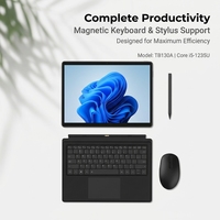 Laptop Portatile da 13 Pollici con Intel I5-1235U, Memoria LPDDR5, Realizzato in Lega di Alluminio, Supporta Personalizzazione OEM/ODM, Ideale per il Business