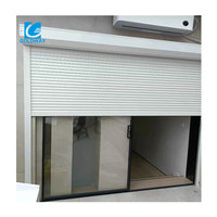 Porte de garage automatique en acier, rangement commercial, extérieur/intérieur, anti-effraction, porte à enroulement pour supermarché et appartement