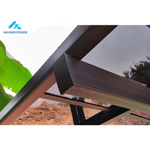 Construit pour résister aux vents forts, abri solaire pour 2 voitures amélioré, en polycarbonate, métal, aluminium, abri extérieur pour <span class=keywords><strong>Toyota</strong></span>, Honda, Audi - Product Image 5