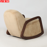 Chaise de salon moderne de luxe, confortable, chaise d'appoint en bois simple, design simple, chaise de salon avec accoudoirs
