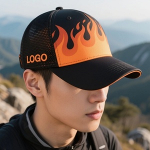 Custom 6 Panel Sporty Baseball <b>Cap</b> with High Quality 3D Embroidery Custom Logo Canvas Fabric - Product Image 1