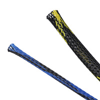 Funda Protectora de Malla Trenzada Expandible de PET, Resistente al Fuego, Flexible, para Cables de 2-50 mm