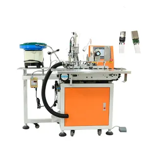 Factory direct sales fully automatic USB data cable soldering machine wire DC head welding machine