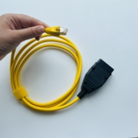 Cable Ethernet OBD2 Compatible con ENET para Analizador de Motor BMW con Diseño Oculto de Cepillo para Línea de Programación de Alta Gama