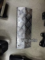 Estribo Lateral Trasero para Auto YBJ, de Aleación de Aluminio Cromado Plateado, para Land Cruiser Pickup FJ79 LC79 LC76, Barra de Apoyo Trasera