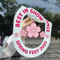Autocollant statique transparent personnalisé avec logo pour vitres de voiture – Vente en gros