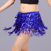 Dpw882 Vente en gros de paillettes bon marché pour femmes Ceintures de hanche de danse du ventre Foulards de hanche de danse du ventre Foulards de hanche de danse du ventre