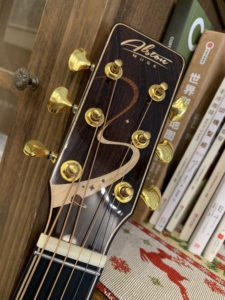 <span class=keywords><strong>Guitare</strong></span> acoustique <span class=keywords><strong>Star</strong></span>-Haven 41 pouces en acajou massif avec touche en palissandre, finition brillante, frettes rondes, fabrication professionnelle - Product Image 3