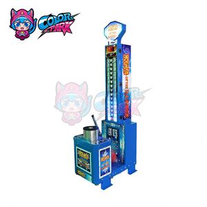 Máquina de Juego Arcade de Monedas con Diseño Novedoso de Cohete y Martillo para Prueba de Fuerza, con Boletos de Lotería, para Parques de Diversiones Coloridos - Product Image 6
