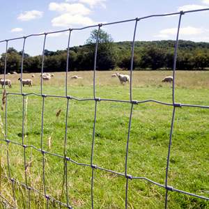Cerca de alambre rural de alta resistencia de calibre pesado, VALLA DE CAMPO fuertemente galvanizada para ganado, valla de protección de animales de granja de ganado - Product Image 4
