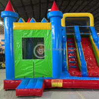 Château gonflable classique avec toboggan, combo château gonflable, jouets pour enfants