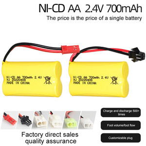 Coche eléctrico recargable <span class=keywords><strong>de</strong></span> níquel-<span class=keywords><strong>cadmio</strong></span>, juguete <span class=keywords><strong>de</strong></span> trenes con batería aa, 2,4 V, NI-CD, 700 mah - Product Image 2