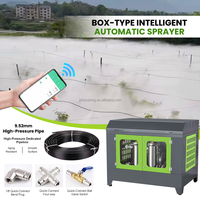Machine de brumisation automatique intelligente pour la lutte antiparasitaire et l'humidification des serres de pépinières, avec pompe, moteur et pulvérisateur