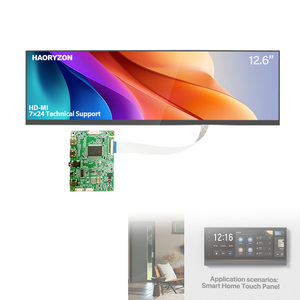 Suitable HAORYZON Customized Monitor Lcm ultra Stretch Display 12.6 Inch <b>Bar</b> Type Rgb Display LCD Module for Electronic Digital - Product Image 1