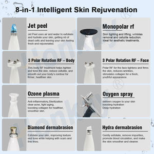 Appareil professionnel multifonctionnel de peeling à jet d'oxygène avec écran tactile de 10,1 pouces pour le raffermissement de la peau et la stimulation du collagène - Product Image 5