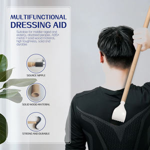 Op Maat Gemaakte Dressing Stick Met Compressie Sok Helper Schoen Hoorn Nemen Schoenen En Sokken Terug Krabber Sok Dressing Hulpmiddel - Product Image 5