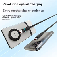 Câble USB-A vers C / USB C vers USB C, cordon de charge rapide, câble de chargeur Type-C pour iPhone Huawei Xiaomi avec affichage LED