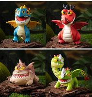 Serie Creativa de Pequeños Dinosaurios: Caja Sorpresa con Figura de Peluche de Resina de Dinosaurio Sin Dientes, Miniatura Coleccionable para Escritorio