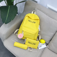 Ensemble de sacs à dos scolaires personnalisés 3 pièces grande capacité en tissu Oxford avec logo personnalisé et fonction imperméable pour étudiants