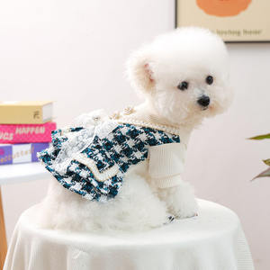 <strong>Graceful</strong> Autumn Winter <strong>Pet</strong> Dog Warm Cute Dress with Bowknot - Product Image 3