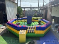 Easyfun - Vente Flash : Barres de saut gonflables de qualité commerciale avec matelas pour jeu Wipeout, idéales pour la location événementielle et les entreprises de location.