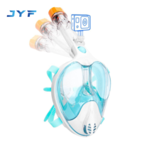 Masque de plongée intégral en silicone de haute qualité JYF pour la plongée en mer