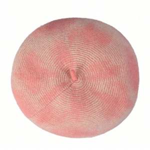 2025 New Arrival Australian Wool <b>Tie</b> Dyed Slouch Style Beret for Women Winter Warm Elegant Casual Fashion Colorful Beret Hat - Product Image 5