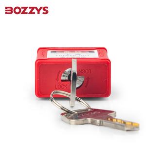 BOZZYS Cadenas de sécurité à manille en acier de haute qualité de 6.2mm de diamètre avec clé principale pour la gestion du verrouillage industriel - Product Image 4