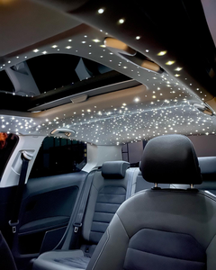 600pcs 0.75mm Fiber, 3 m RGBW Car Roof Starlight Twinkle Fiber Optic Kits with RF <strong>Remote</strong> and <strong>Cellphone</strong> APP - Product Image 1