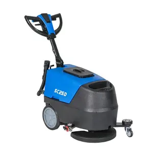 Nieuwste Batterij Type 24V Handheld Elektrische Kleine Vloerreinigingsmachine Tegel Wassen Compact Kantoor/Home Floor Scrubber Machine