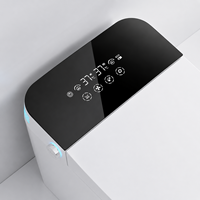 WC intelligent avec bidet électrique intégré, fonction lavage féminin, toilettes intelligentes entièrement automatiques