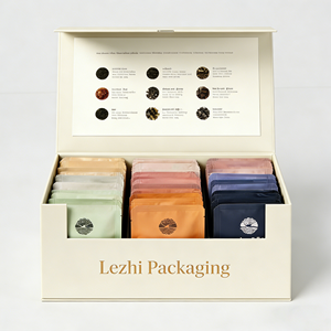 Caja <span class=keywords><strong>de</strong></span> Té Portátil <span class=keywords><strong>de</strong></span> Lujo al por Mayor, Caja <span class=keywords><strong>de</strong></span> Cartón para Empacar Bolsitas <span class=keywords><strong>de</strong></span> Té, Empaque <span class=keywords><strong>de</strong></span> Té con Diseño Personalizado - Product Image 6