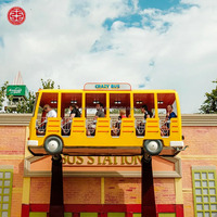 Fabricant de manèges et attractions extérieures palpitantes, y compris les manèges Crazy Bus pour enfants, pour parcs d'attractions et fêtes foraines, à vendre