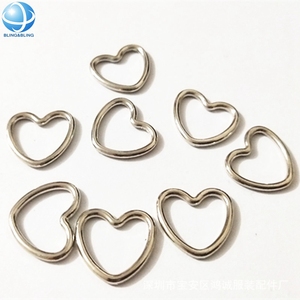 Herrajes en Forma de Corazón Sin Níquel para Trajes de Baño, Tirantes de <span class=keywords><strong>Bikini</strong></span>, Accesorios de Lencería - Product Image 4
