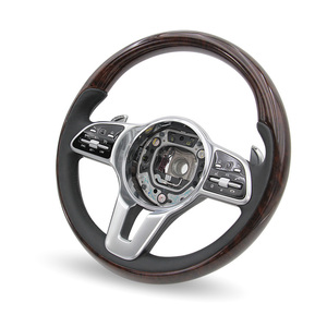 Volante de Madera Vintage para Mercedes Benz CLA 250 W140 W203 W213 C219 <span class=keywords><strong>220d</strong></span> V177 - Product Image 2
