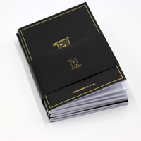 Mini A6 Größe OEM Kundenspezifisch Bedrucktes Loseblatt-Ledergebundenes Notizbuch Großpackung 3 Stück Fadengebundenes Geschenk-Tagebuch